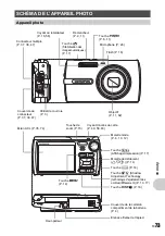 Предварительный просмотр 73 страницы Olympus 226125 - Stylus 830 Digital Camera Manuel Avancé