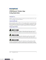 Olympus 27MG Getting Started Manual preview