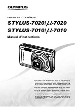 Olympus 7010 - Stylus Digital Camera Manuel D'Instructions preview