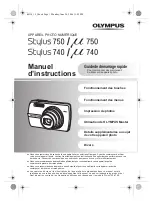 Предварительный просмотр 1 страницы Olympus 750-GP1 - Stylus 750 7.1 MP 5X Optical Zoom All... Manuel D'Instructions