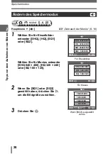 Preview for 28 page of Olympus 800 - Superzoom 800 Erweiterte Anleitung