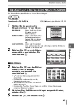 Preview for 67 page of Olympus 800 - Superzoom 800 Erweiterte Anleitung