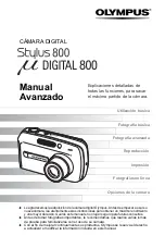 Preview for 1 page of Olympus 800 - Superzoom 800 Manual Avanzado