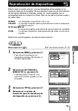 Preview for 73 page of Olympus 800 - Superzoom 800 Manual Avanzado