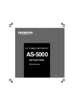 Olympus AS5000 - Transcription Kit - Digital Voice... Instructions Manual preview