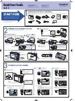 Предварительный просмотр 1 страницы Olympus AZ-1 ZOOM Quick Start Manual