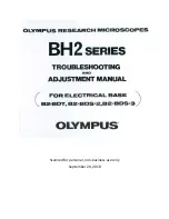 Olympus BH2 Series Troubleshooting & Adjustment Manual preview
