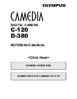 Preview for 1 page of Olympus C-120 - CAMEDIA - Digital Camera Reference Manual