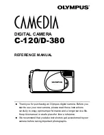 Preview for 2 page of Olympus C-120 - CAMEDIA - Digital Camera Reference Manual