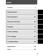 Preview for 4 page of Olympus C-120 - CAMEDIA - Digital Camera Reference Manual