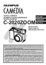 Olympus C-2020ZOOM - CAMEDIA - Digital Camera Basic Manual preview