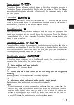 Preview for 9 page of Olympus C-2020ZOOM - CAMEDIA - Digital Camera Basic Manual