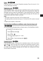 Preview for 15 page of Olympus C-2020ZOOM - CAMEDIA - Digital Camera Basic Manual