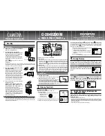 Preview for 2 page of Olympus C-2040 Quick Start Manual