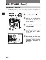 Preview for 8 page of Olympus C-3000 - 3.2MP Digital Camera Menu Manual