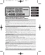 Preview for 1 page of Olympus C 4000 - CAMEDIA Zoom Digital Camera Basic Manual