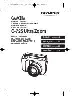 Preview for 1 page of Olympus C 725 - CAMEDIA Ultra Zoom Digital Camera Basic Manual