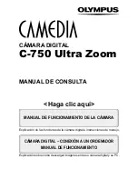 Preview for 1 page of Olympus C-750 - 4MP Digital Camera Manual De Consulta
