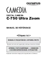 Olympus C-750 - 4MP Digital Camera Manuel De Référence preview