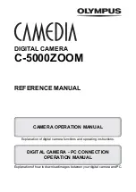 Olympus C5000 - 5MP Digital Camera Reference Manual preview