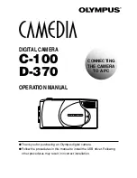 Olympus CAMEDIA C-100 Operation Manual preview