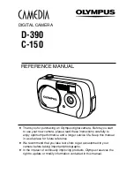 Preview for 2 page of Olympus Camedia C-150 Reference Manual