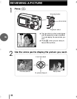 Предварительный просмотр 22 страницы Olympus CAMEDIA C-180 Basic Manual