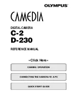 Preview for 1 page of Olympus CAMEDIA C-2 ZOOM Reference Manual