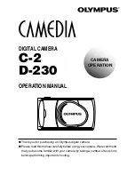 Preview for 2 page of Olympus CAMEDIA C-2 ZOOM Reference Manual