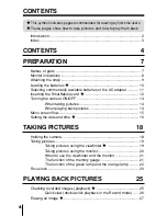 Preview for 5 page of Olympus CAMEDIA C-2 ZOOM Reference Manual