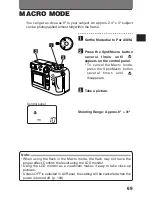 Предварительный просмотр 69 страницы Olympus CAMEDIA C-3000 Zoom Instructions Manual