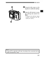 Предварительный просмотр 77 страницы Olympus CAMEDIA C-3000 Zoom Instructions Manual