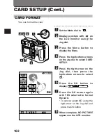 Предварительный просмотр 162 страницы Olympus CAMEDIA C-3000 Zoom Instructions Manual