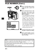 Предварительный просмотр 214 страницы Olympus CAMEDIA C-3000 Zoom Instructions Manual