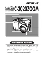 Olympus CAMEDIA C-3020 Zoom Reference Manual preview
