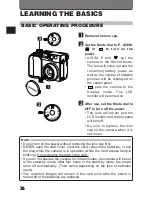 Предварительный просмотр 36 страницы Olympus CAMEDIA C-3030 Zoom Instructions Manual