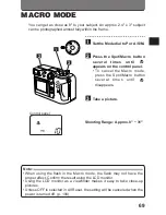 Предварительный просмотр 69 страницы Olympus CAMEDIA C-3030 Zoom Instructions Manual