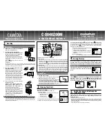 Предварительный просмотр 2 страницы Olympus CAMEDIA C-3040 Zoom Quick Start Manual