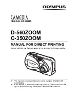 Предварительный просмотр 1 страницы Olympus CAMEDIA C-350ZOOM Printing Manual