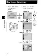 Предварительный просмотр 33 страницы Olympus CAMEDIA C-350ZOOM Reference Manual