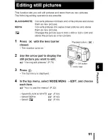 Предварительный просмотр 92 страницы Olympus CAMEDIA C-350ZOOM Reference Manual