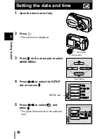 Предварительный просмотр 29 страницы Olympus CAMEDIA C-450 Zoom Reference Manual