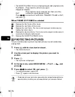 Предварительный просмотр 34 страницы Olympus CAMEDIA C-460 Zoom Basic Manual