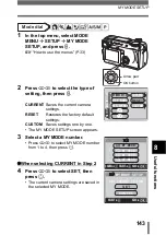 Предварительный просмотр 144 страницы Olympus CAMEDIA C-460 Zoom Reference Manual