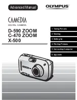 Preview for 1 page of Olympus CAMEDIA C-470 Zoom Advanced Manual