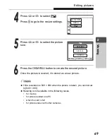 Предварительный просмотр 69 страницы Olympus CAMEDIA C-470 Zoom Advanced Manual