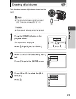 Предварительный просмотр 73 страницы Olympus CAMEDIA C-470 Zoom Advanced Manual