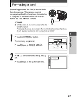 Предварительный просмотр 97 страницы Olympus CAMEDIA C-470 Zoom Advanced Manual