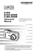 Предварительный просмотр 1 страницы Olympus CAMEDIA C-480 ZOOM Advanced Manual