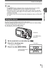 Предварительный просмотр 19 страницы Olympus CAMEDIA C-480 ZOOM Advanced Manual